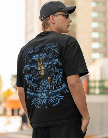 One piece Marco Anime Premium Heavy Oversized T-Shirt