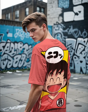 Goku Kid Anime Premium Heavy Oversized T-Shirt