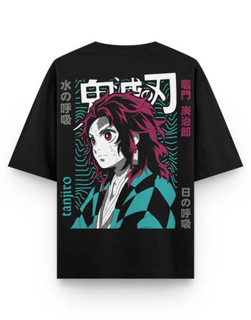 Tanjiro Kamado Premium Heavy Oversized T-Shirt