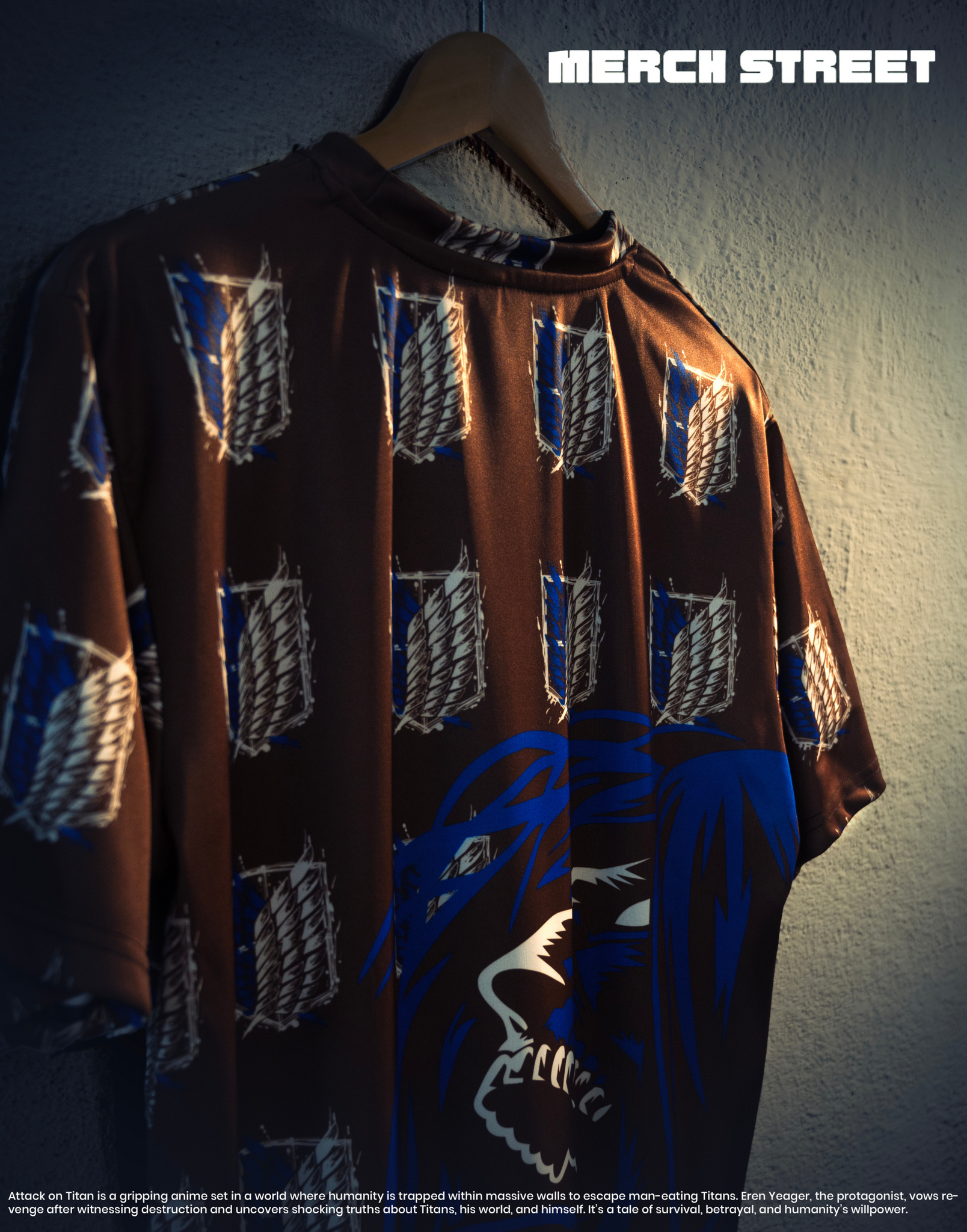 Attack On Titan: Scout Regiment Oversized T-Shirt