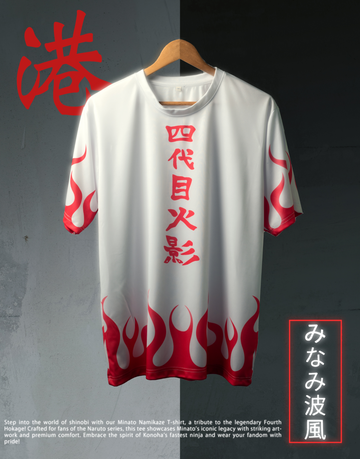 Naruto: Fourth Hokage Minato Namikaze Cloak Oversized T-Shirt