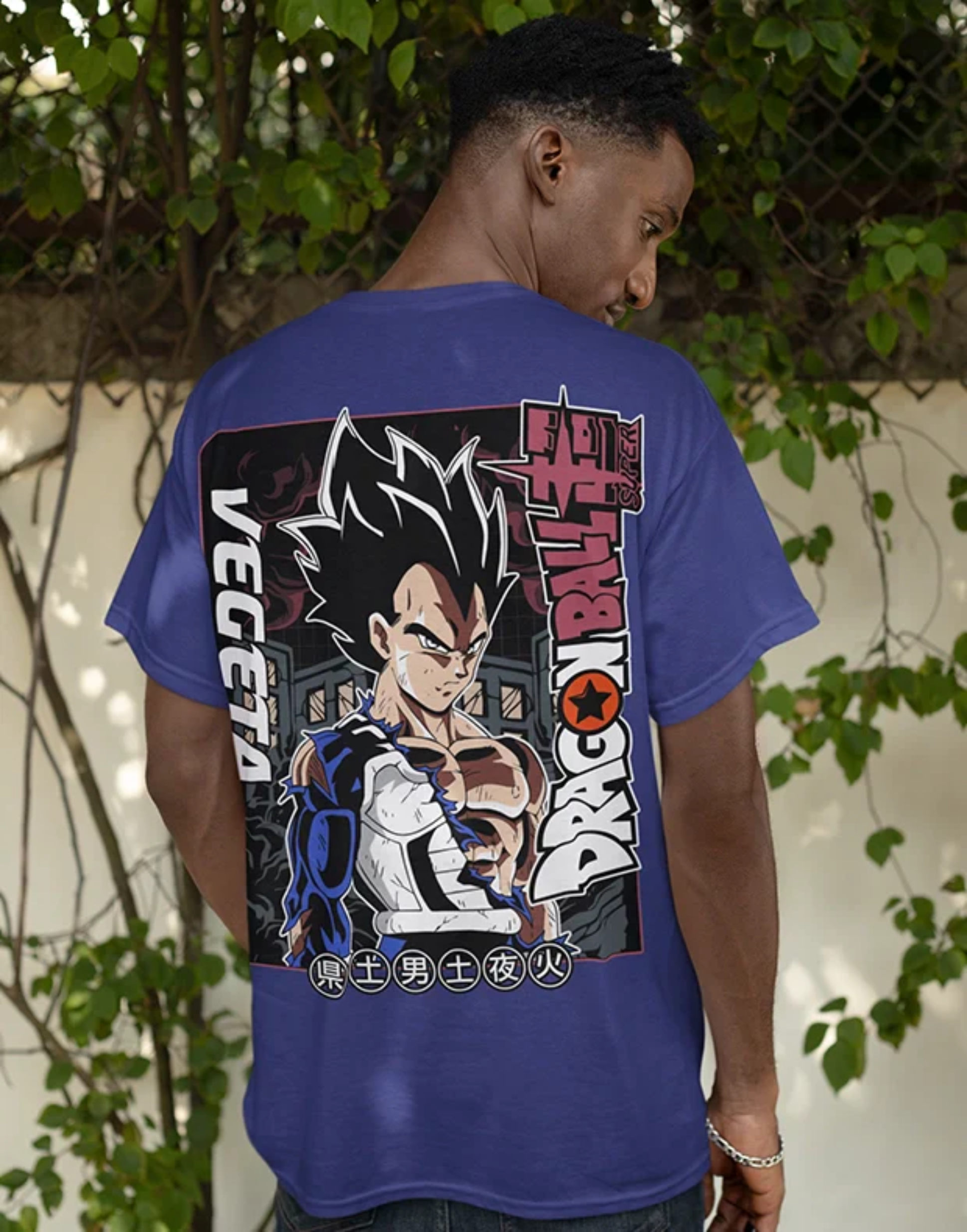 Vegeta Dragon Ball Z Anime Premium Heavy Oversized T-Shirt