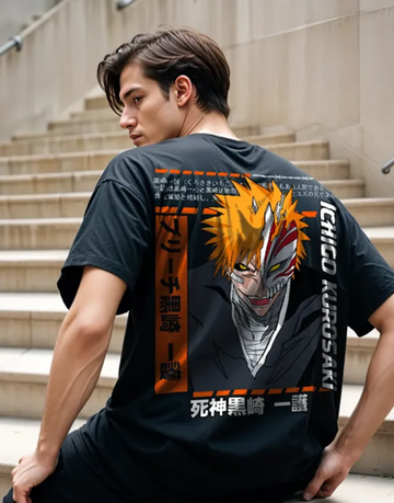 Ichigo Kurosaki Bleach Premium Heavy Oversized T-Shirt