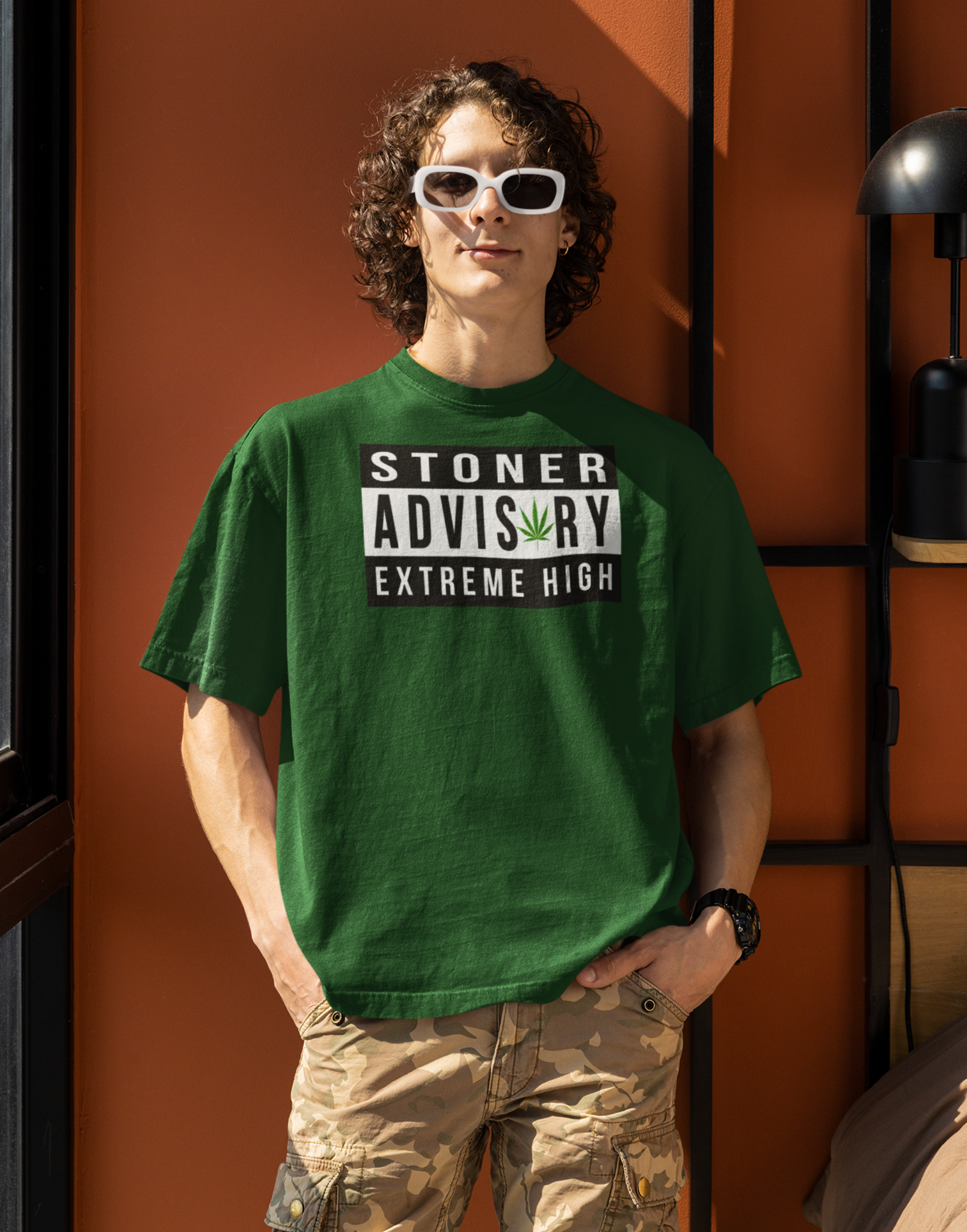 Stoner Advisory Update Premium Heavy Oversized T-Shirt